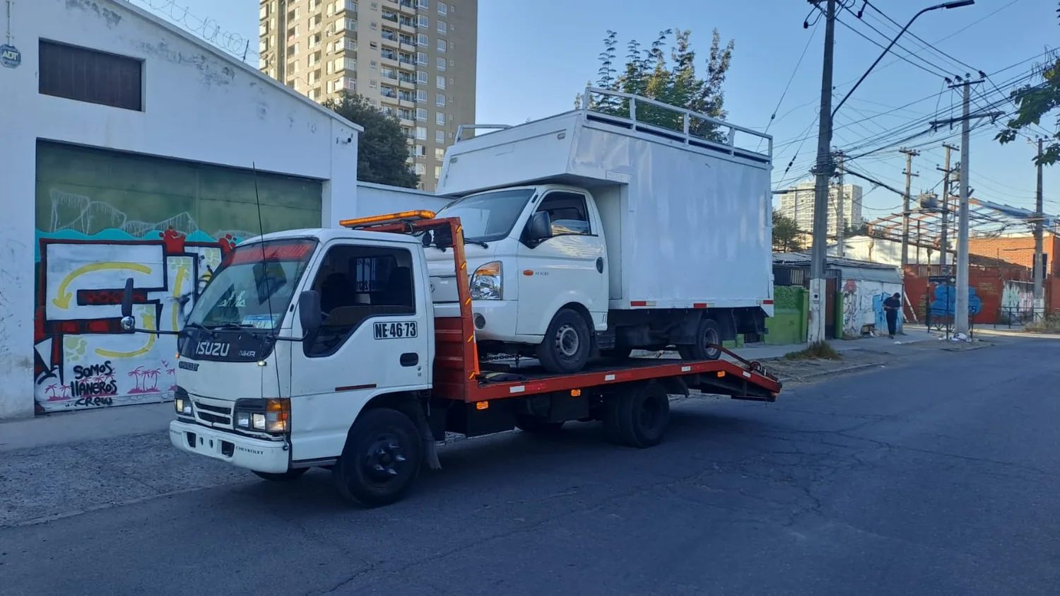 servicio de grúa para autos en Santiago